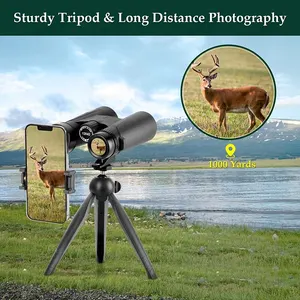 Powerful folding long -distance vision binoculars, 500x25, portable, Zoom HD, 5000m, 50000m, hunting telescope, outdoor, camping, sports 10 Main Sales Binoculo Long range - №6