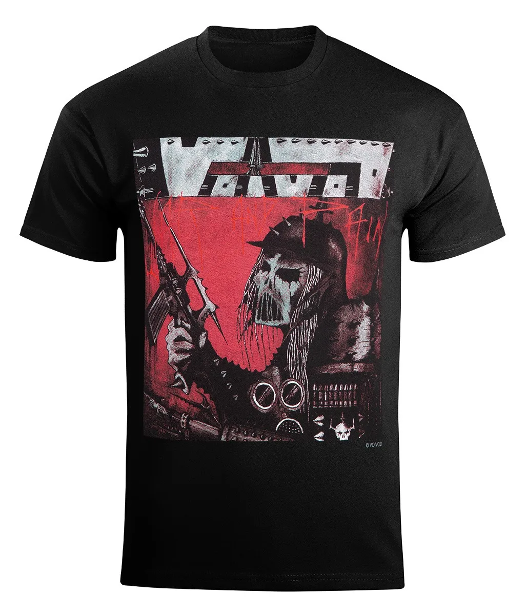 

Футболка VOIVOD WAR & PAIN для мужчин и женщин, хлопковые футболки с короткими рукавами, ретро футболка в стиле хип-хоп Y2k, летние топы, мужская футболка, уличная одежда