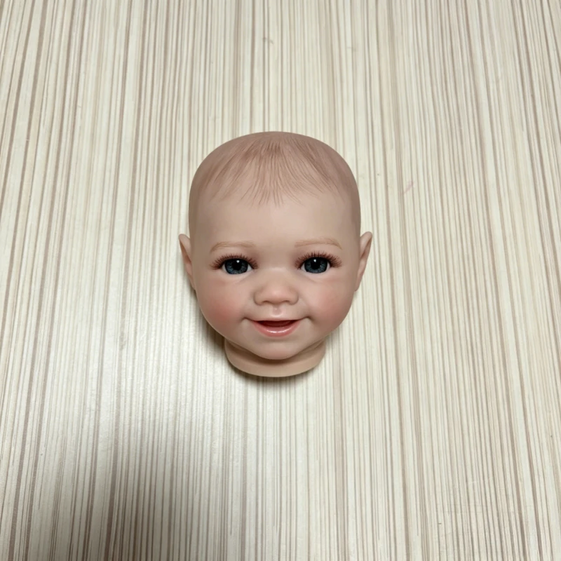 17 Inch Blue Eyes Smiling Unfinished Doll Kit Painted DIY Accessories DIY Toys
