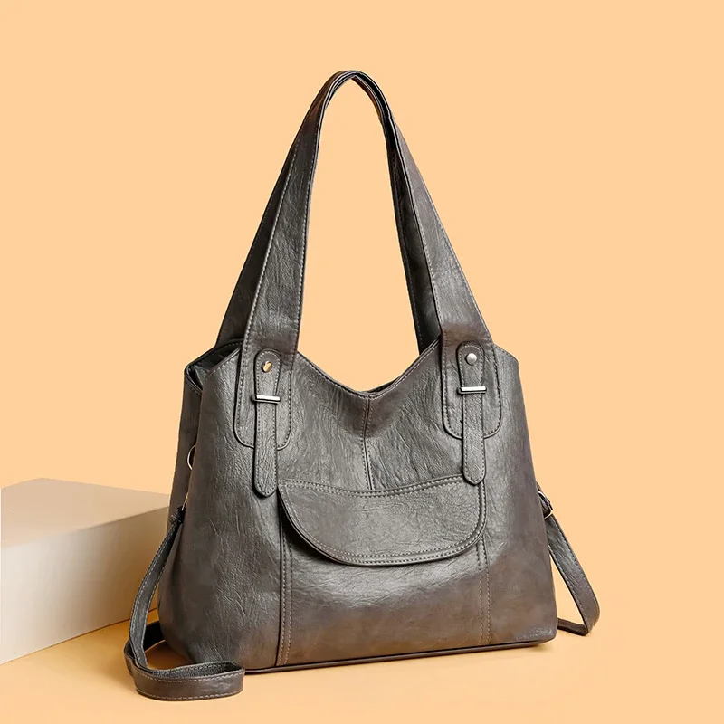 

Luxury Shoulder Tote Bag for Women Vintage Handbags High Quality Designer Crossbody Messenger Bag with Large Capacity Hand Bag
