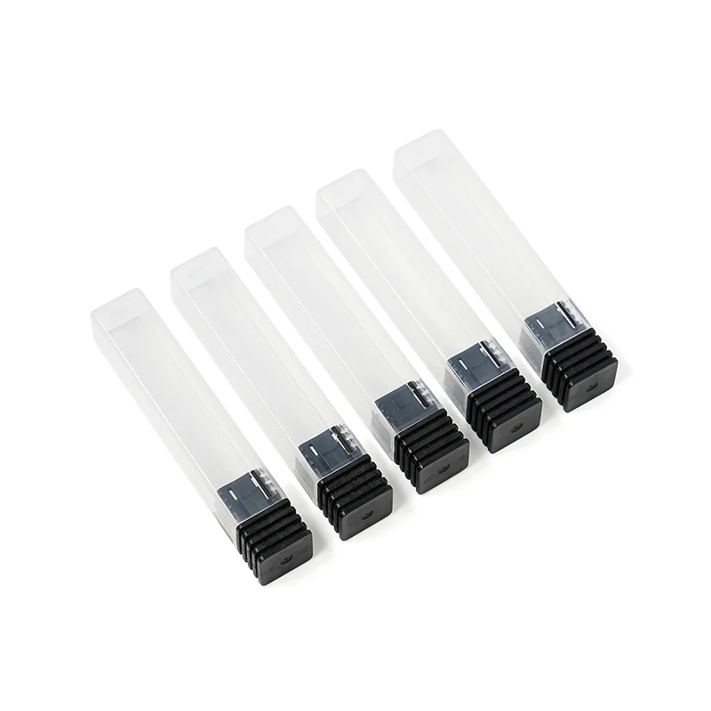 10Pcs Single Tube Nail Drill Bits Holder Dustproof Fall Prevention Storage Box Grinding Head Display Case