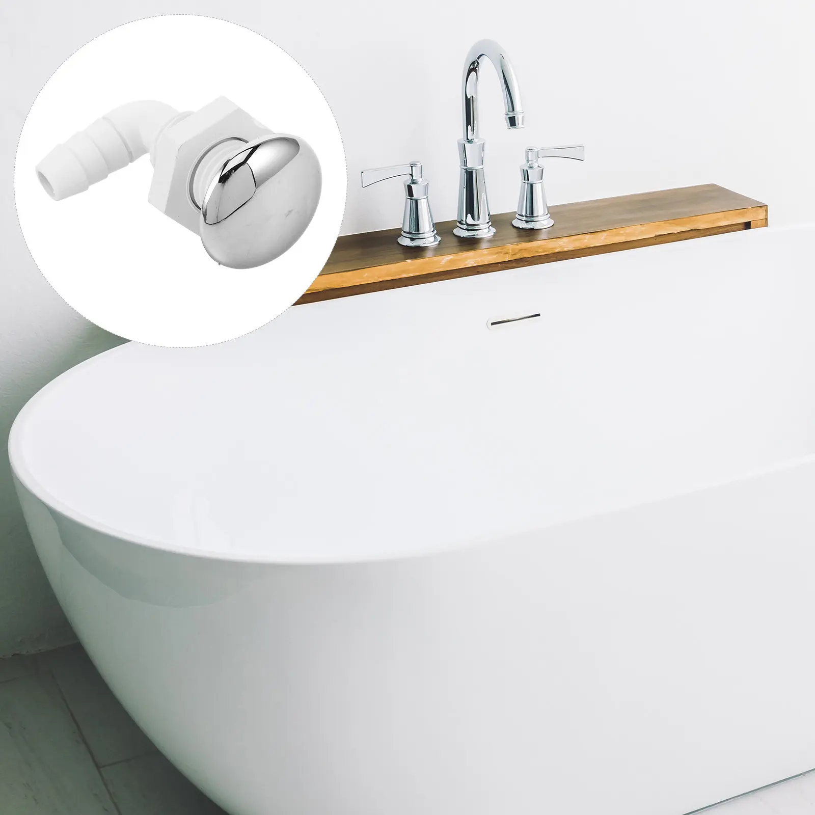 Bathtub Bubble Nozzle Hydrotherapy Jet Spa Massage Bath Tub Accessory Air Switch Button Bubble Blower Universal Fit