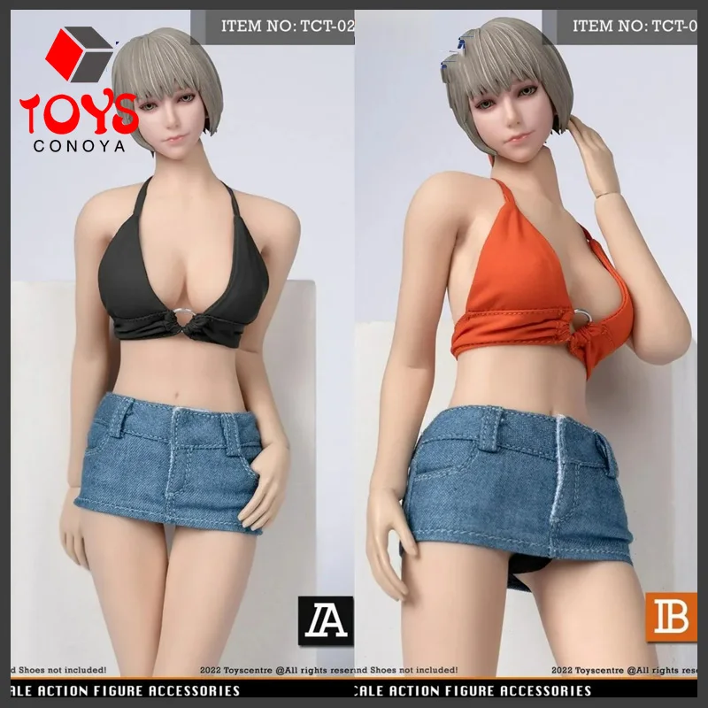 ToysCentre TCT-026 1/6 Scale Female Camisole Short Skirt Panties Set Soldier Clothes Model Fit 12-inch Action Figure Body Doll