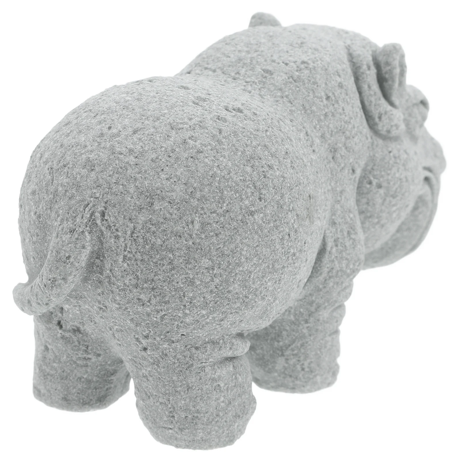 

Animal Figurines Stone Hippo Aquarium Decoration Small Fish Tank Accessories For Betta Water Tank Decor Stone Animal