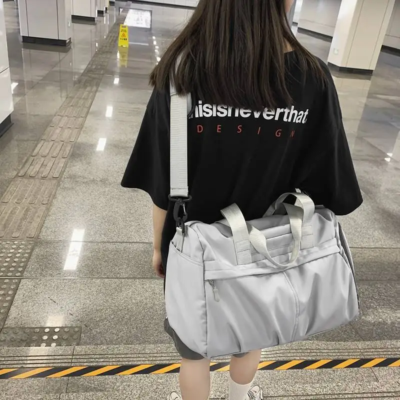 

ex Travel Sports Bag Ox Cloth Handheld Fitn Yoga Bag Wet And Dry Separation Crossbody Bag for Busin Trips