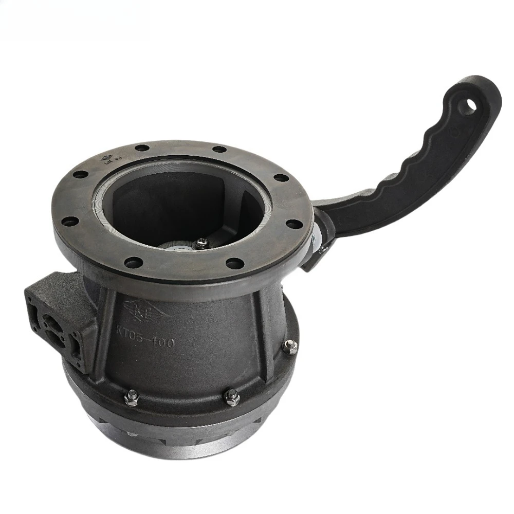 Oil tanker accessories manual aluminum alloy discharge valve 4-inch caliber room temperature one-year warranty