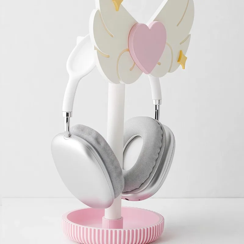 

Headphone Stand Customized Cute Pink Magic Wand Head-mounted Headphone Display Stand Desktop Storage Rack Headphone Accessories