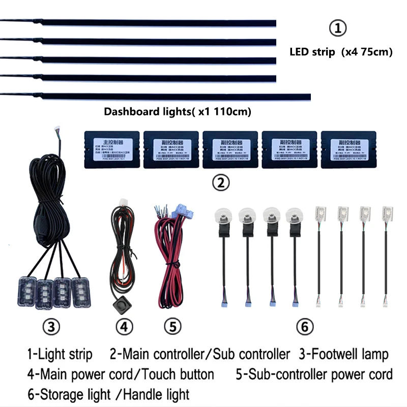 Thumbnail 2 - #57 Interior Ambient Car Lights List of Top Picks