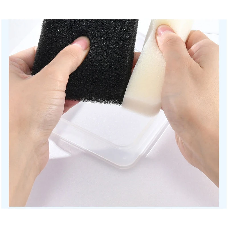 فرش مكياج نظيفة بشعار مخصص دون إضرار شعيرات ظلال العيون منظف فرشاة تنظيف جاف إسفنجة غسيل فرشاة مكياج #4