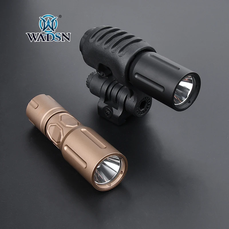 WADSN PLH V2 Micro Hand Held Tactical Flashlight Weapon  Light For Picatinny Rail Airsoft Accessories Hunting Gun