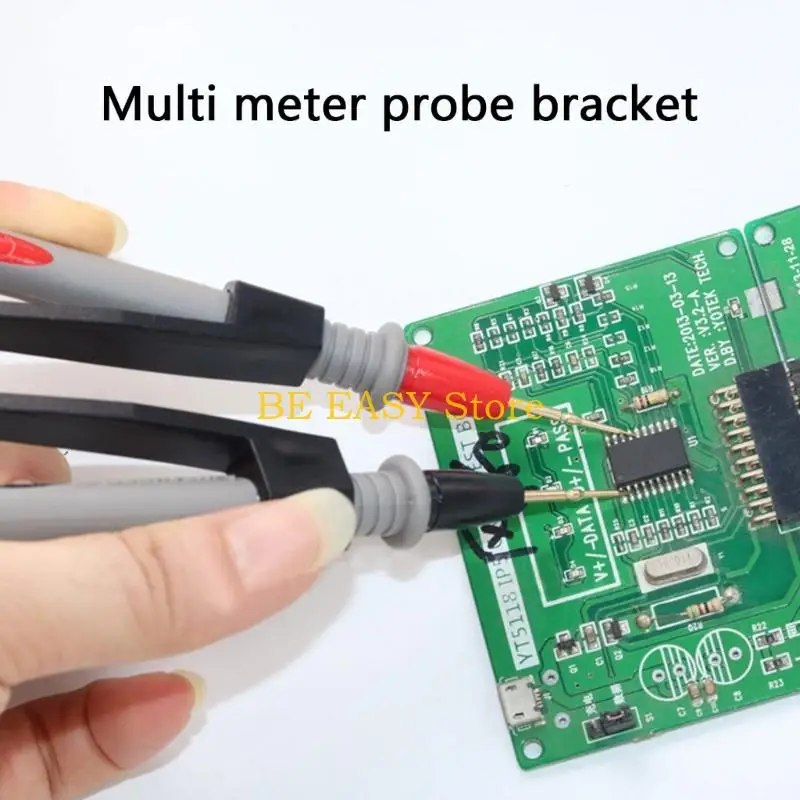 

E28F Adjustable Multimeter Probe Holder Stable Support For Electrical Testing Work