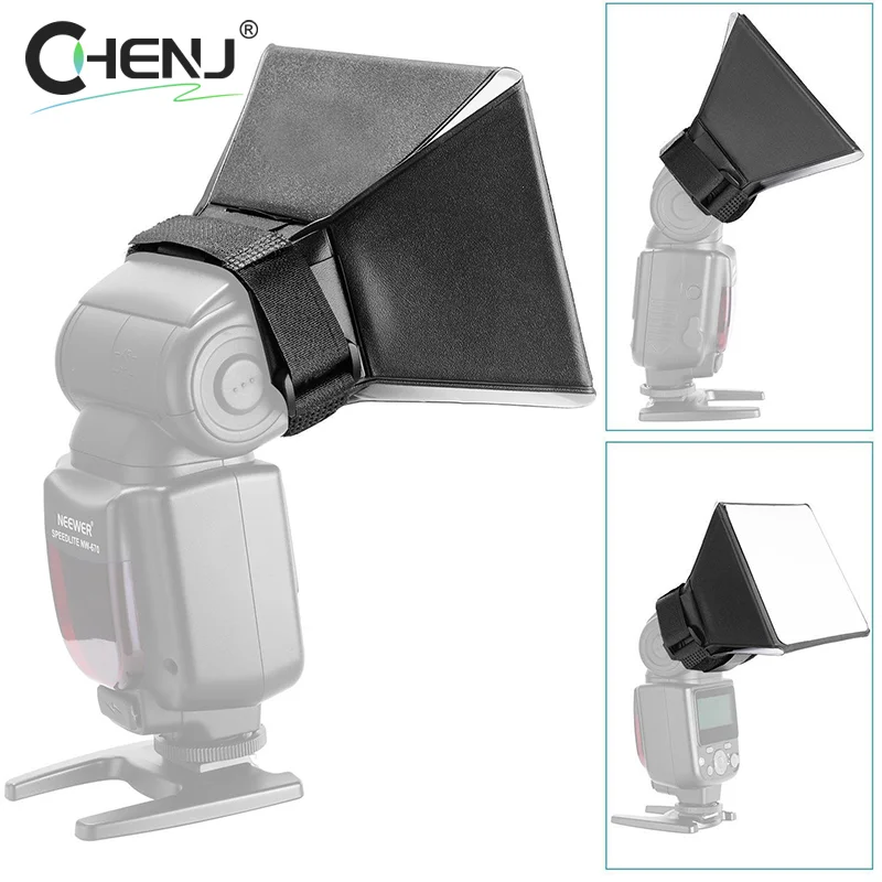1 Uds. Difusor de Flash plegable Softbox fotografía profesional Universal Mini difusor de fotos caja de luz suave para cámara
