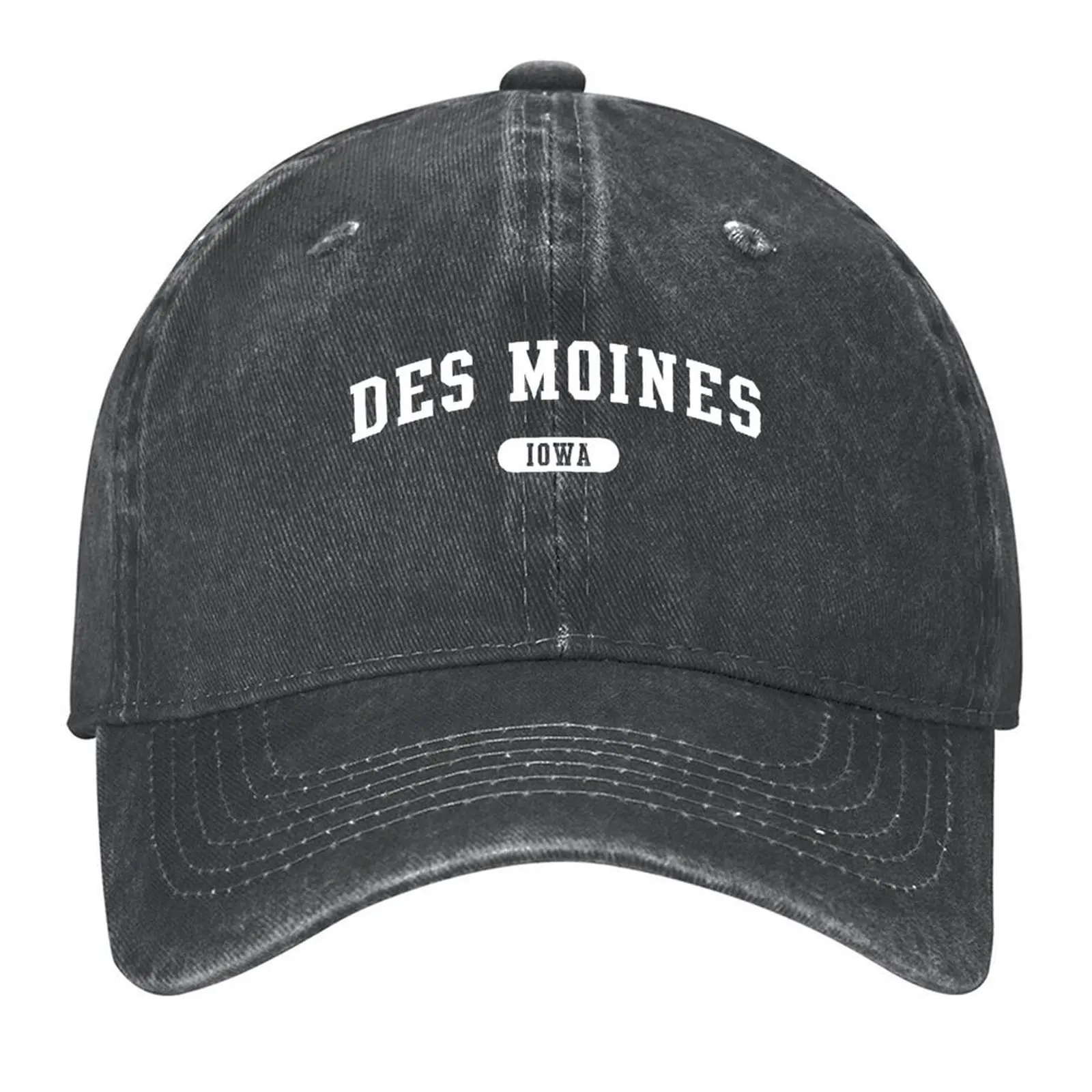 

Des Moines, Iowa Baseball Cap Golf Hat Man Christmas Hat Brand Man cap Visor Men's Hats Women's