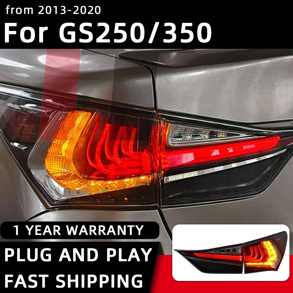 テールライト-Lexus gs250 gs350,2013-2020カーヘッドライト,Dlカー
