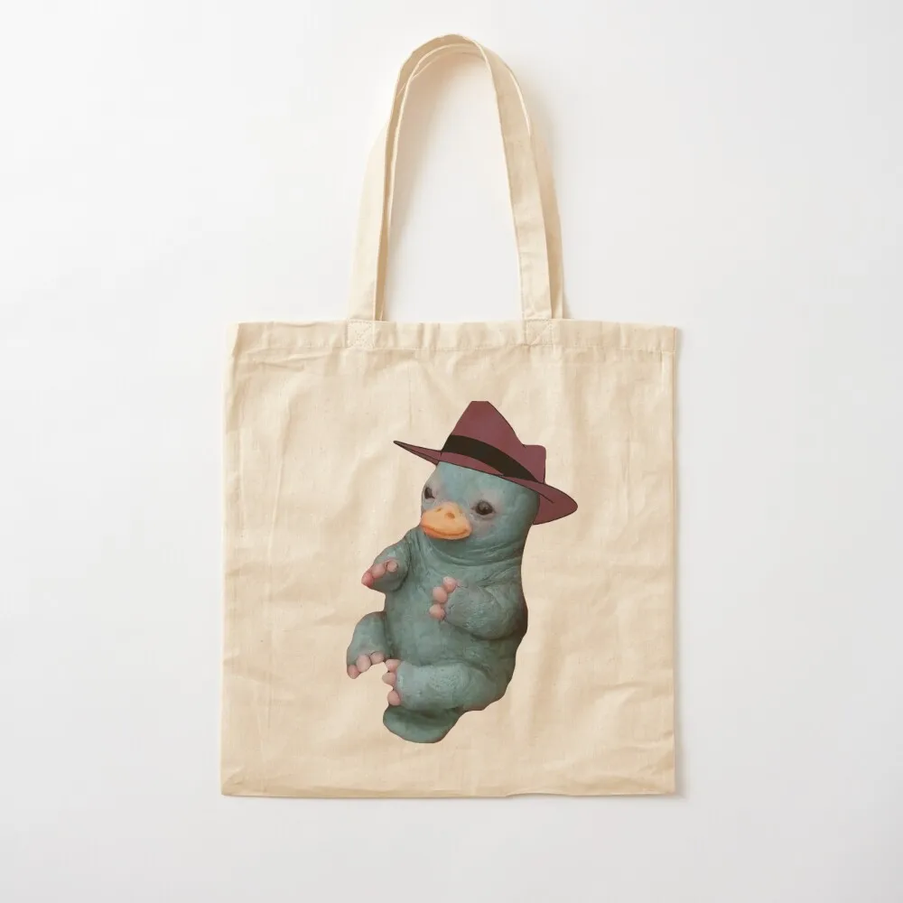 Baby Platypus Tote Bag custom canvas bag Canvas shoulder bag Eco Cloth bags