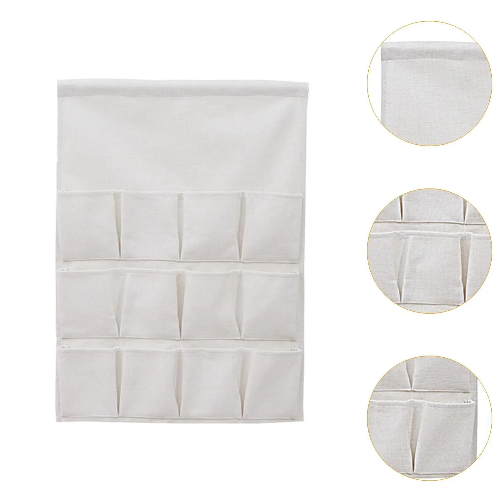 حقيبة تخزين معلقة جيوب تخزين للحمام وغرفة المعيشة وديكور المنزل #5