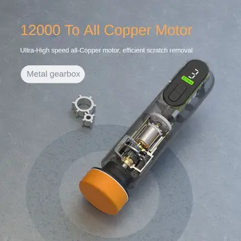 BATOCA S4 無線汽車拋光機 無線汽車拋光機 3mm/12mm 隨機軌道拋光 提供 2 個 2.0Ah 鋰電池 10 最佳銷售 汽車拋光機 - №4