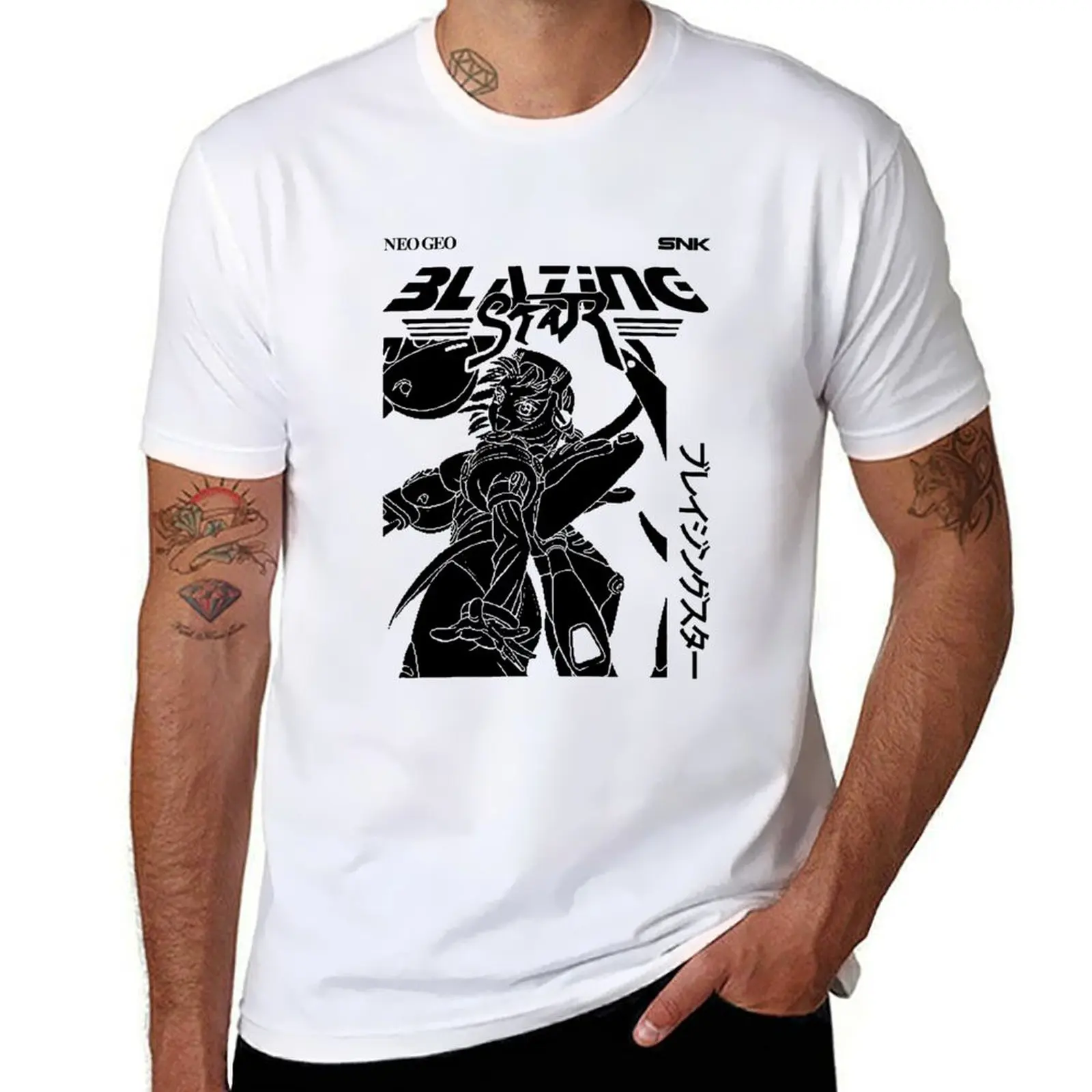 

Blazing Star Neo Geo SNK By Lilly and Mae T-Shirt cotton t shirt pack black cotton t-shirt plain for man package T-Shirt