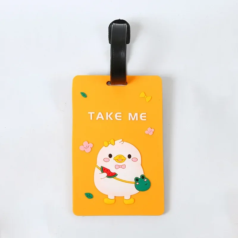 Cute animal print Luggage Tag travel Tags Suitcase Address Label Baggage Boarding Tag Travel Accessories