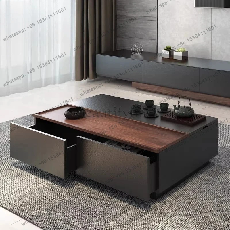 coffee table simple modern liftable apartment living room home creative fully equipped coffee table