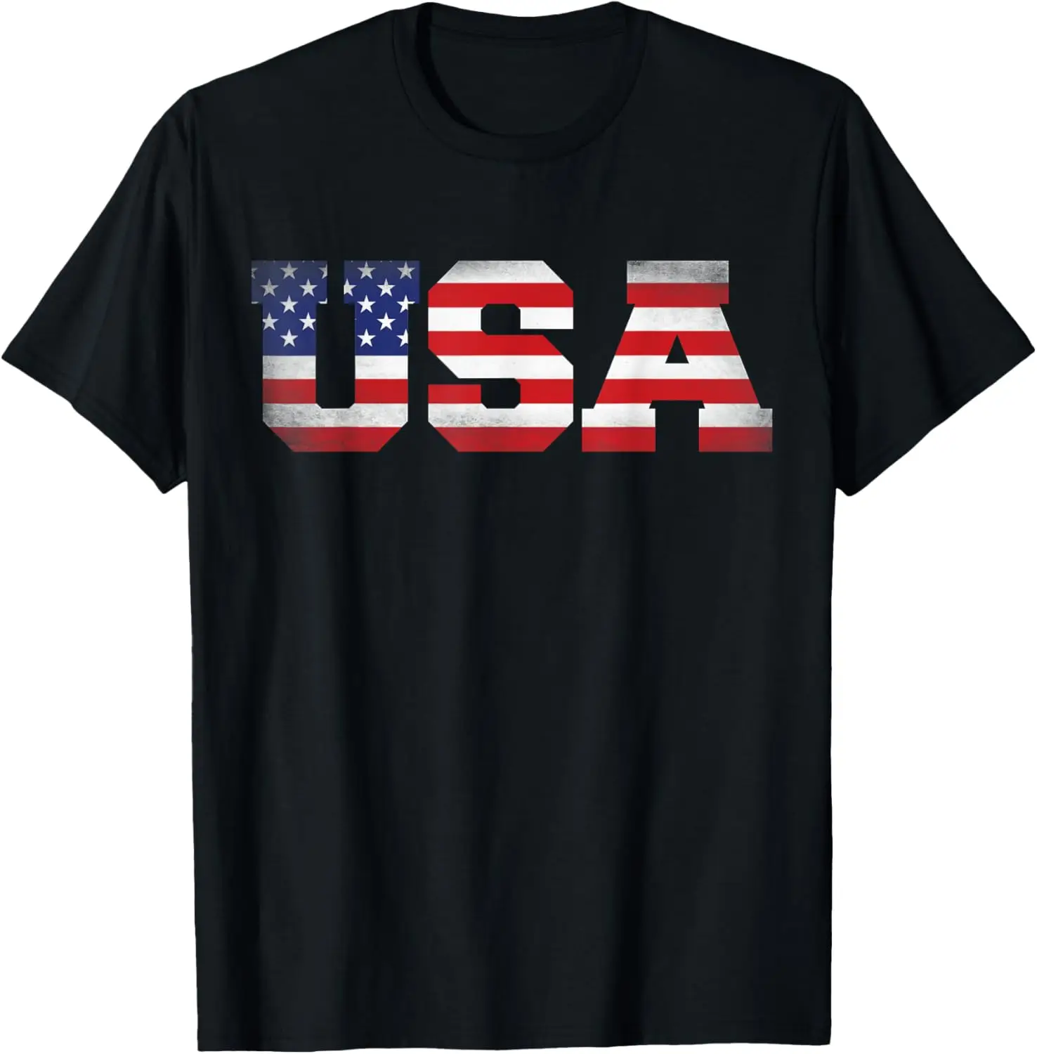 

Fourth of July 4th July US America Flag Kids Men Patriotic T-Shirt