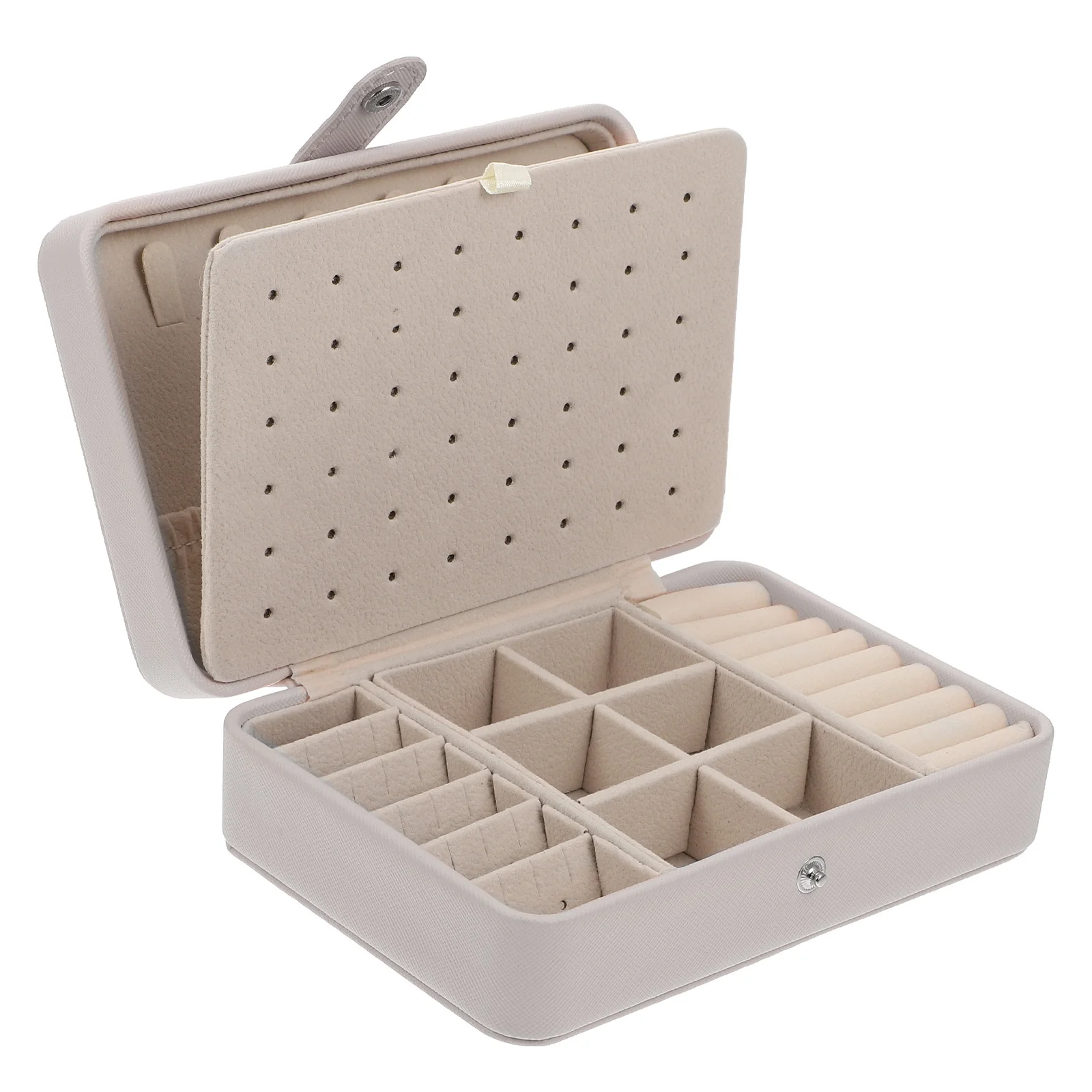 1Pcs Simple Design Multipurpose Jewelry Organizer Box for Earrings Rings Necklaces Bracelets Home Decor Storage Case