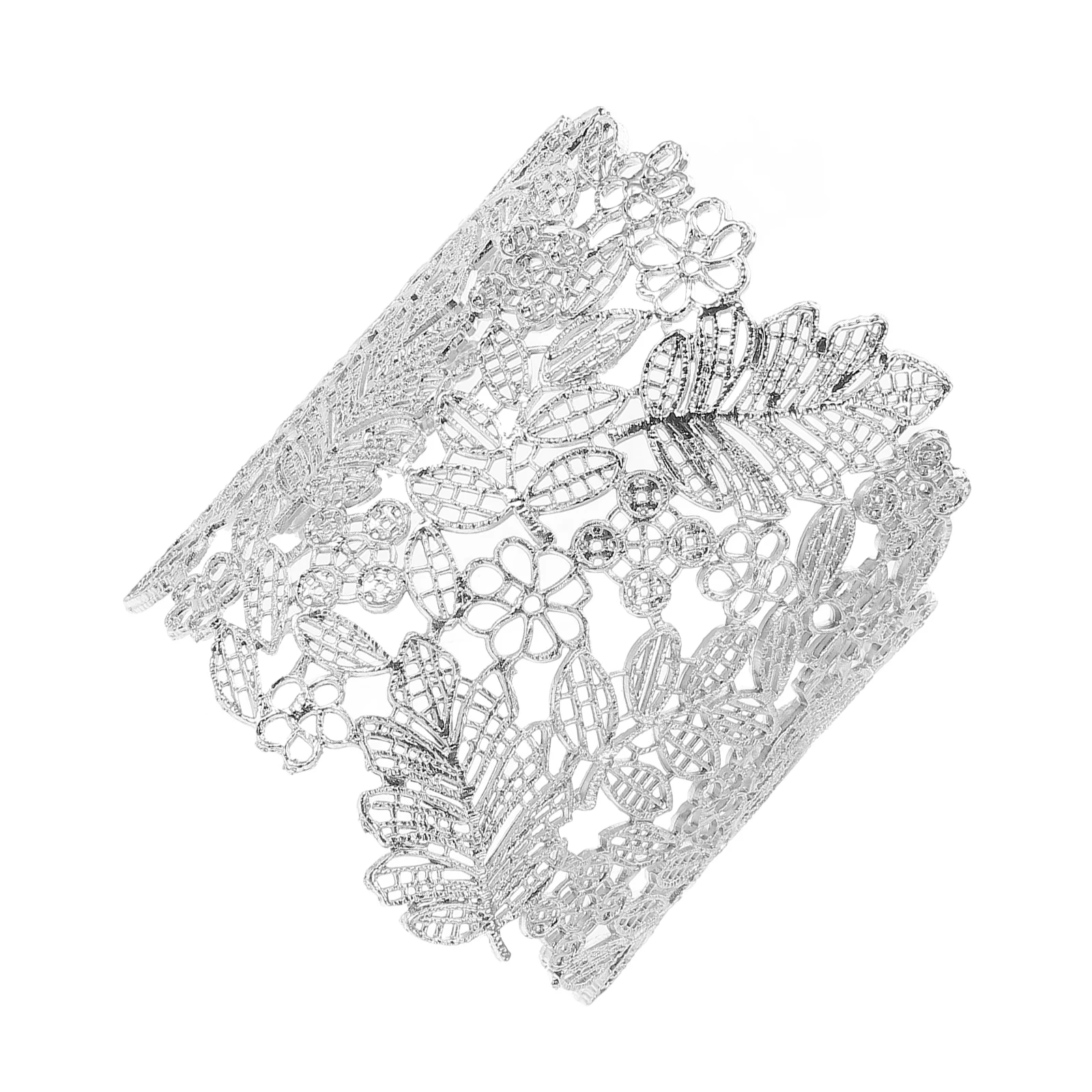 Hollow Vintage Cuff Bracelet Adjustable Open Chunky Chunky Arm Cuff Women Wrist Jewelry Bracelet Aesthetic