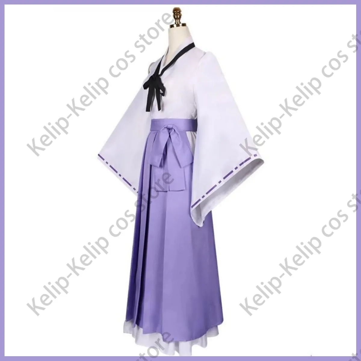 Anime Puella Magi Madoka Magica Akemi Homura MadokaMagica Cosplay Costume Witch Kimono Skirt Wig Woman Cute Halloween Suit