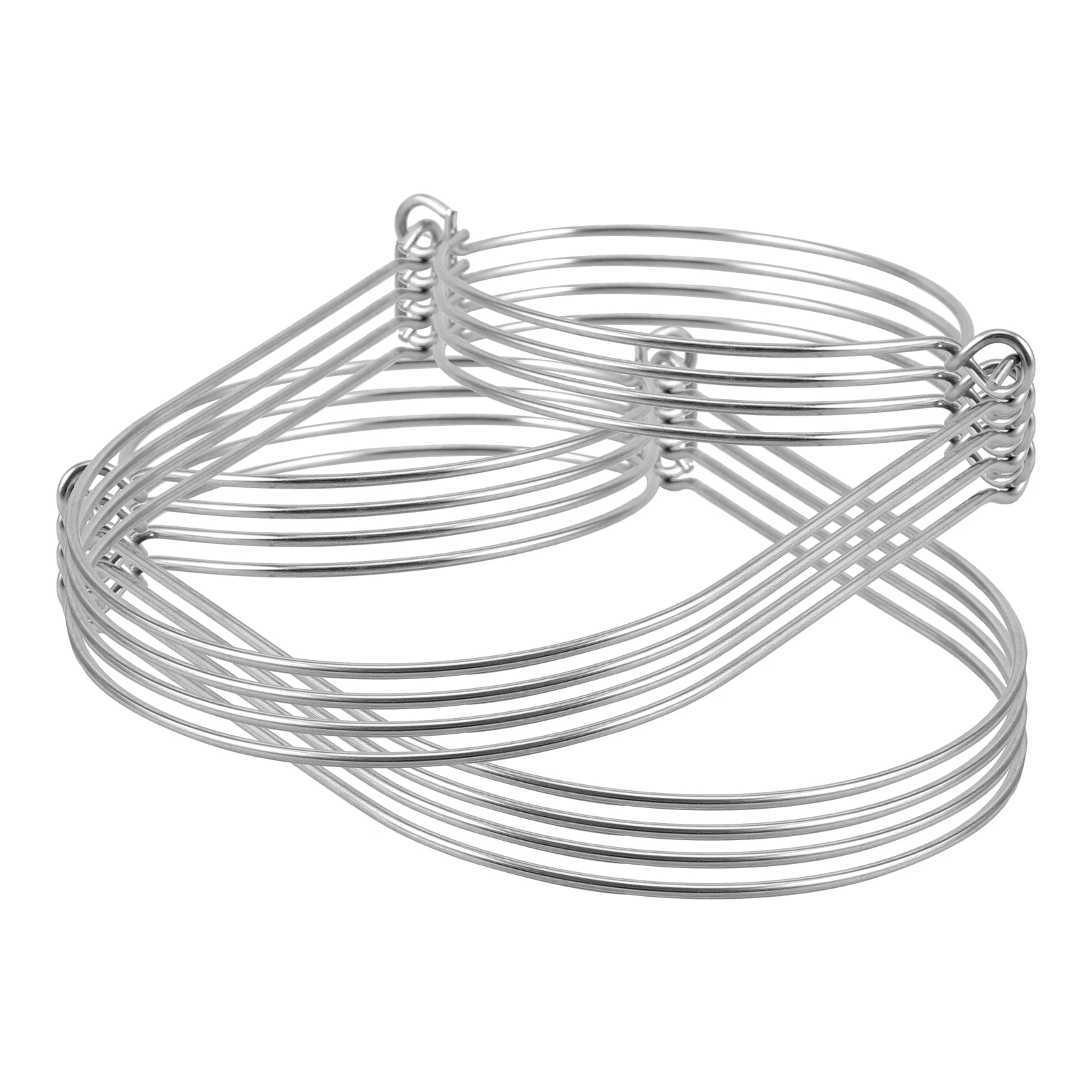 

8 Pcs Rings Mason Jar Tree Hangers Wire Landscape Lights Sturdy Handles Accessories