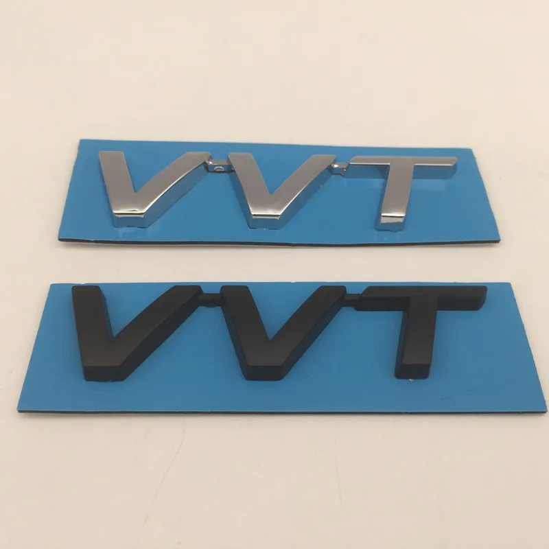 1pcs 3D ABS high quality new VVT car Letter Emblem Rear tail trunk Decals badge sticker Decal styling auto Accessories