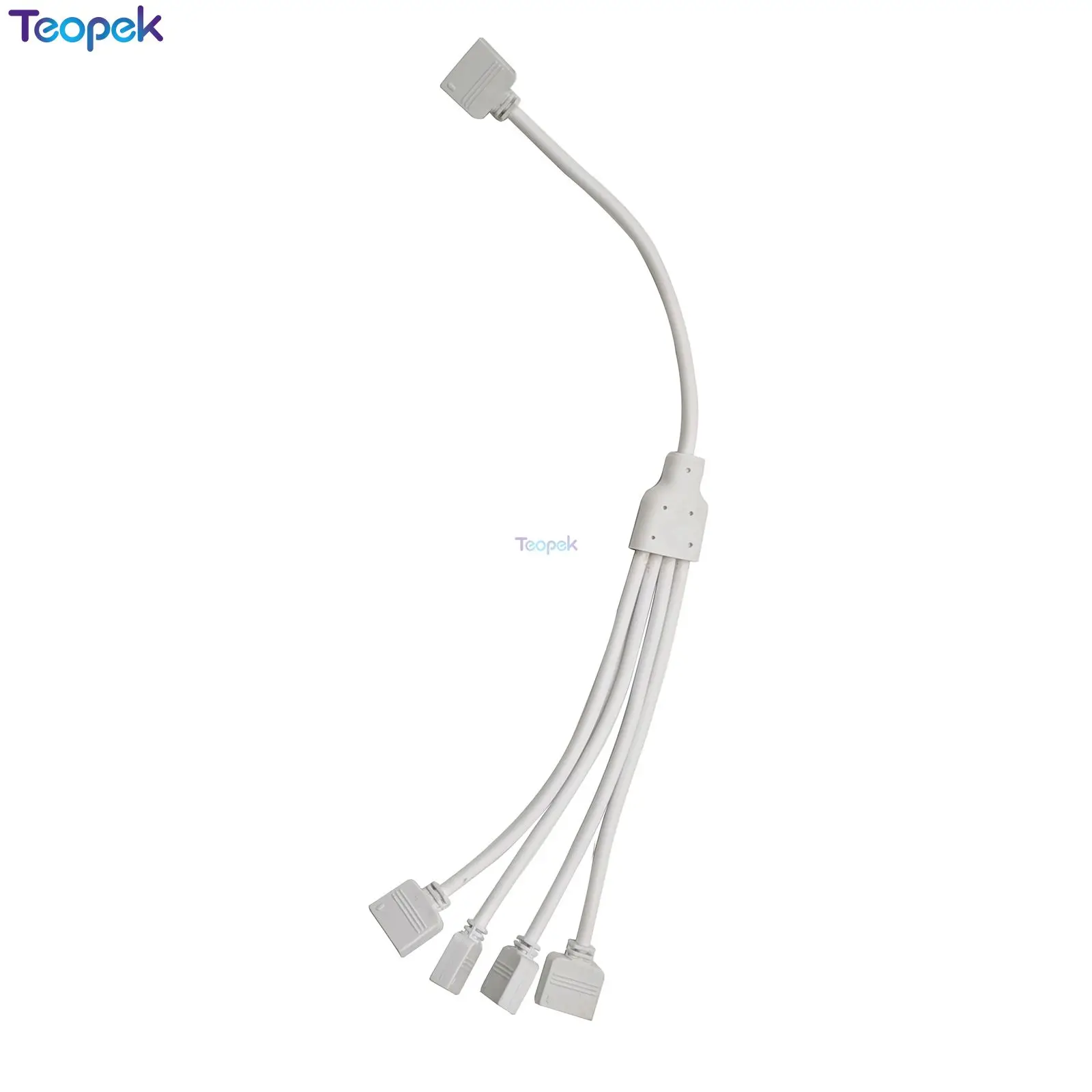 Conector divisor RGBCCT de 6 pines, Cable de extensión hembra de 1 a 2, 1 a 3, 1 a 4 para tira Led RGB + CCT, distancia de Pin de 2,0mm