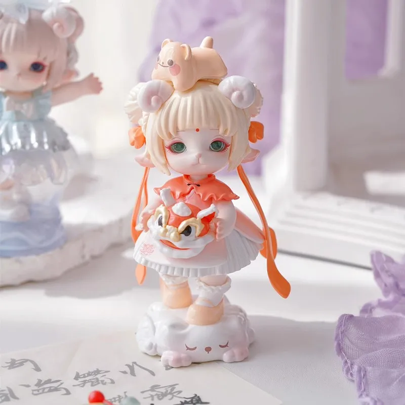 Mimia 4a geração arte do sonho esquecido série caixa cega kawaii figura de ação brinquedos para menina caixa surpresa decoração desktop presente