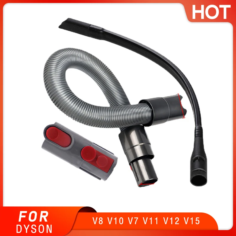 Flexible Crevice Tool Adapter Hose Kit for Dyson V8 V10 V7 V11 V12 V15 Vacuum Cleaner for As a Connection and Extension