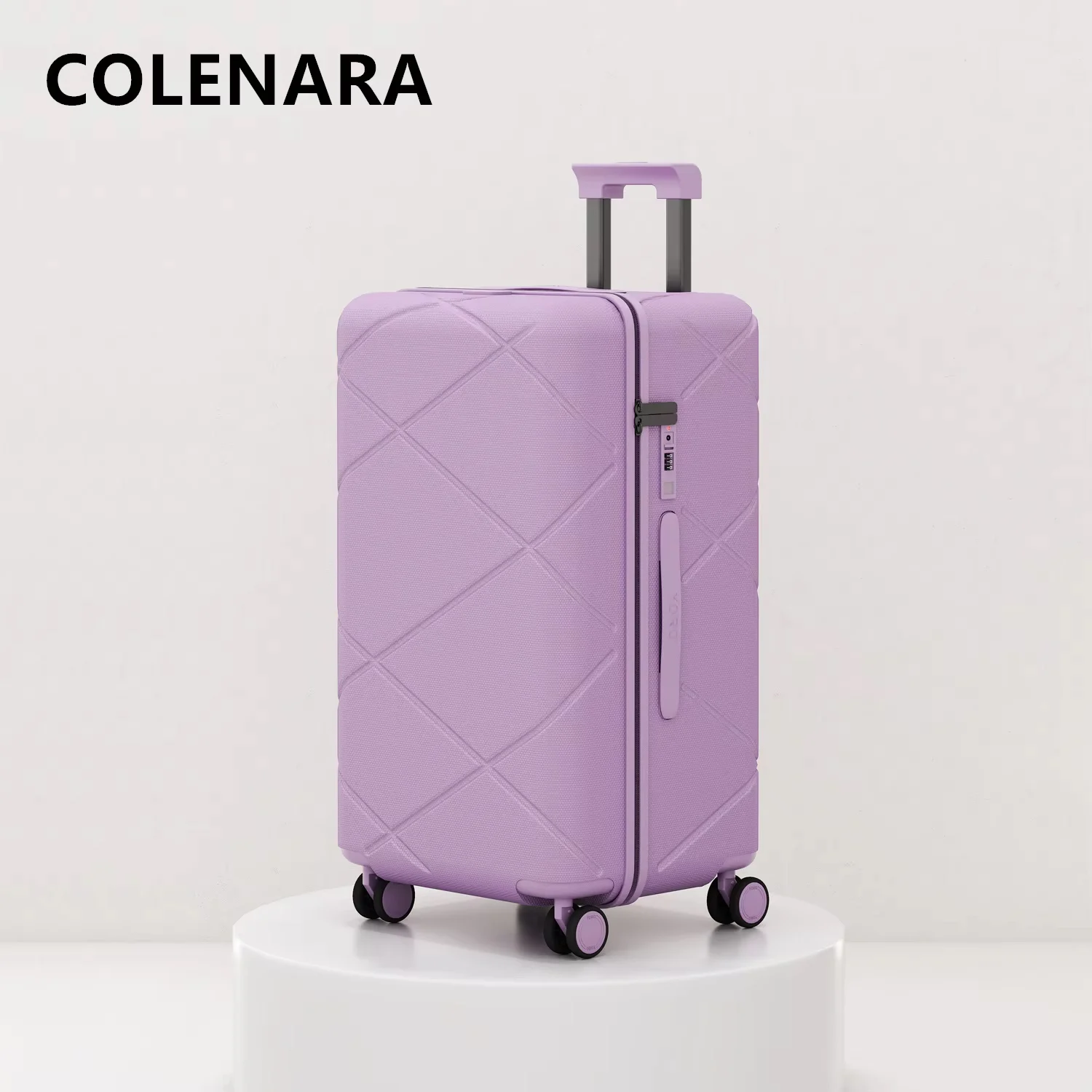 

COLENARA New 20"24"26"28"30 Inch Suitcase ABS+PC Boarding Box Large Capacity Trolley Case Universal Wheel Rolling Luggage