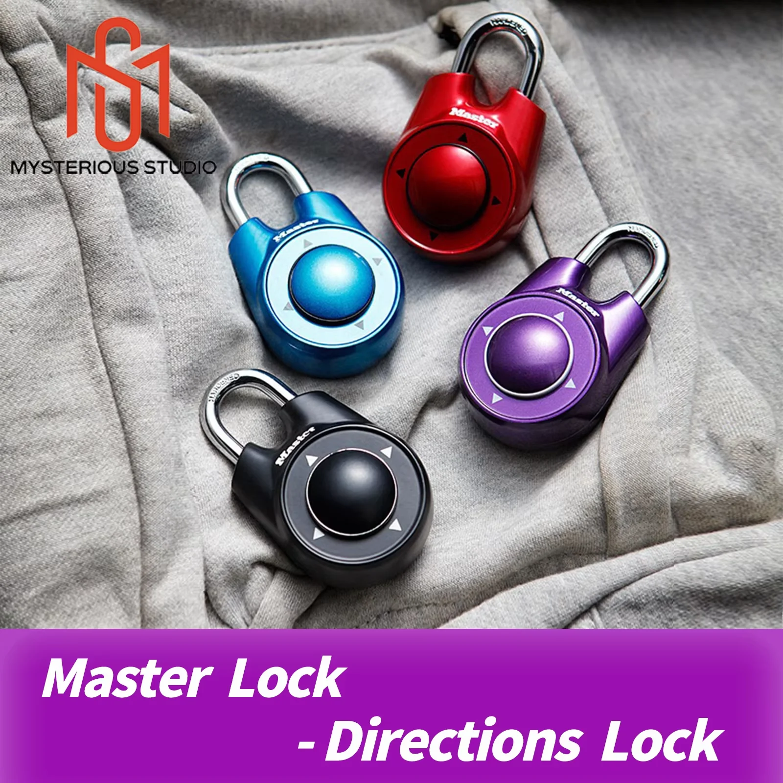 Master Lock Portable Directional Combination Password Padlock  Escape Room Locker Mechanism Game Props Exit Room Puzzle