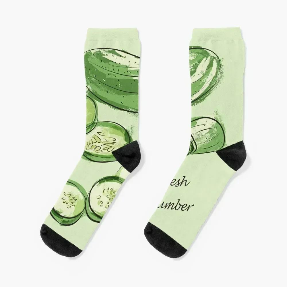 

set of cucumbers Socks Rugby soccer anti-slip winter sheer Women's Socks Men's