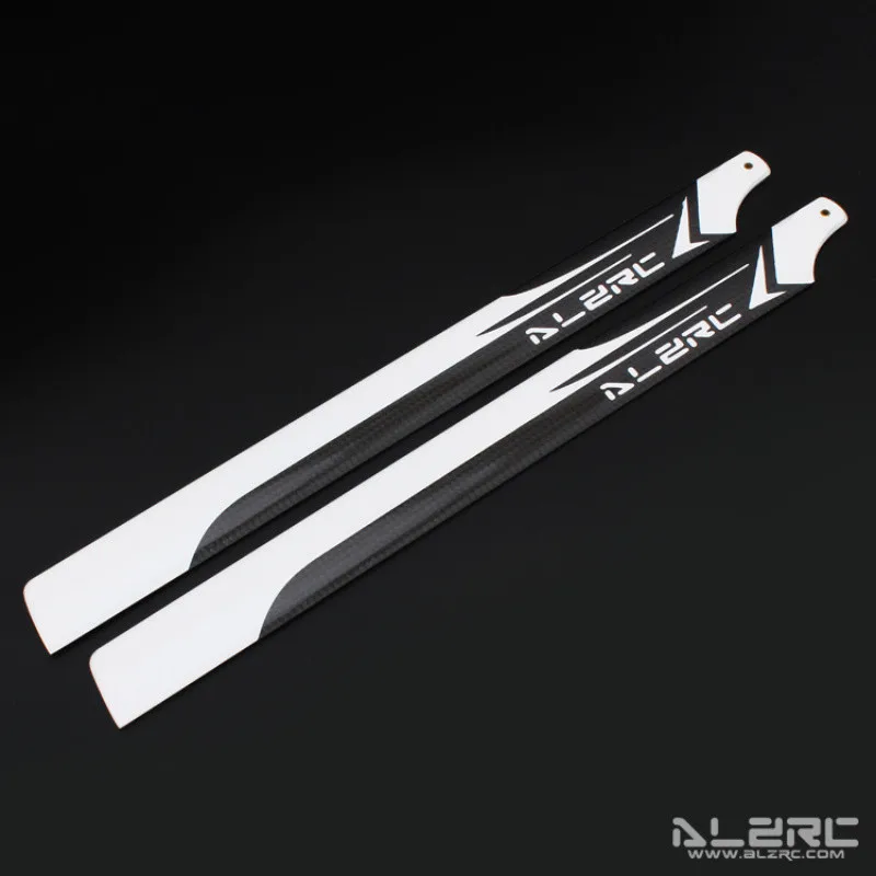 ALZRC X360 380 420 Helicopter 370mm/380MM/420MM/505mm Carbon Fiber Main Rotor Blade