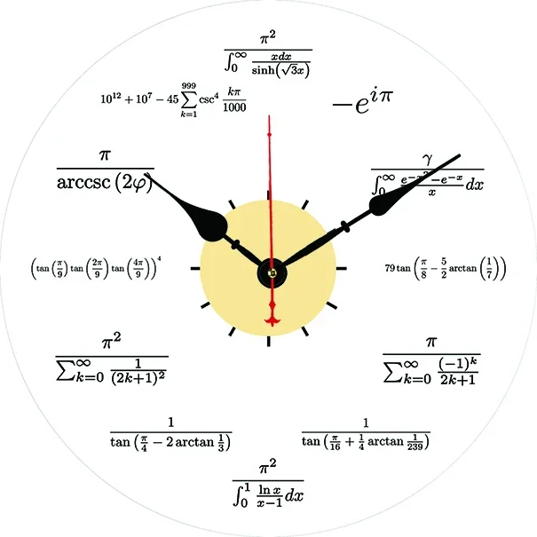 Mathematical Formula Wall Clock Modern Design Living Room Bedroom Office Decoration Kitchen Clock Art Wall Watch Home Decor