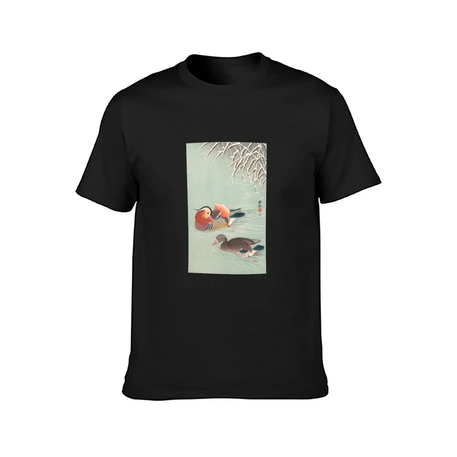 Mandarin Duck by Ohara Koson T-Shirt vintage t shirts blanks heavyweight t shirts for men