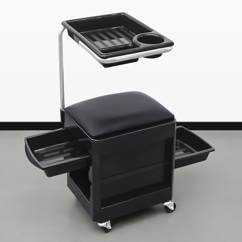 

Trolley Hair Salon Multi-Functional Shelf Hair Salon Tool Cabinet Barber Shop Hair Cutting Cabinet