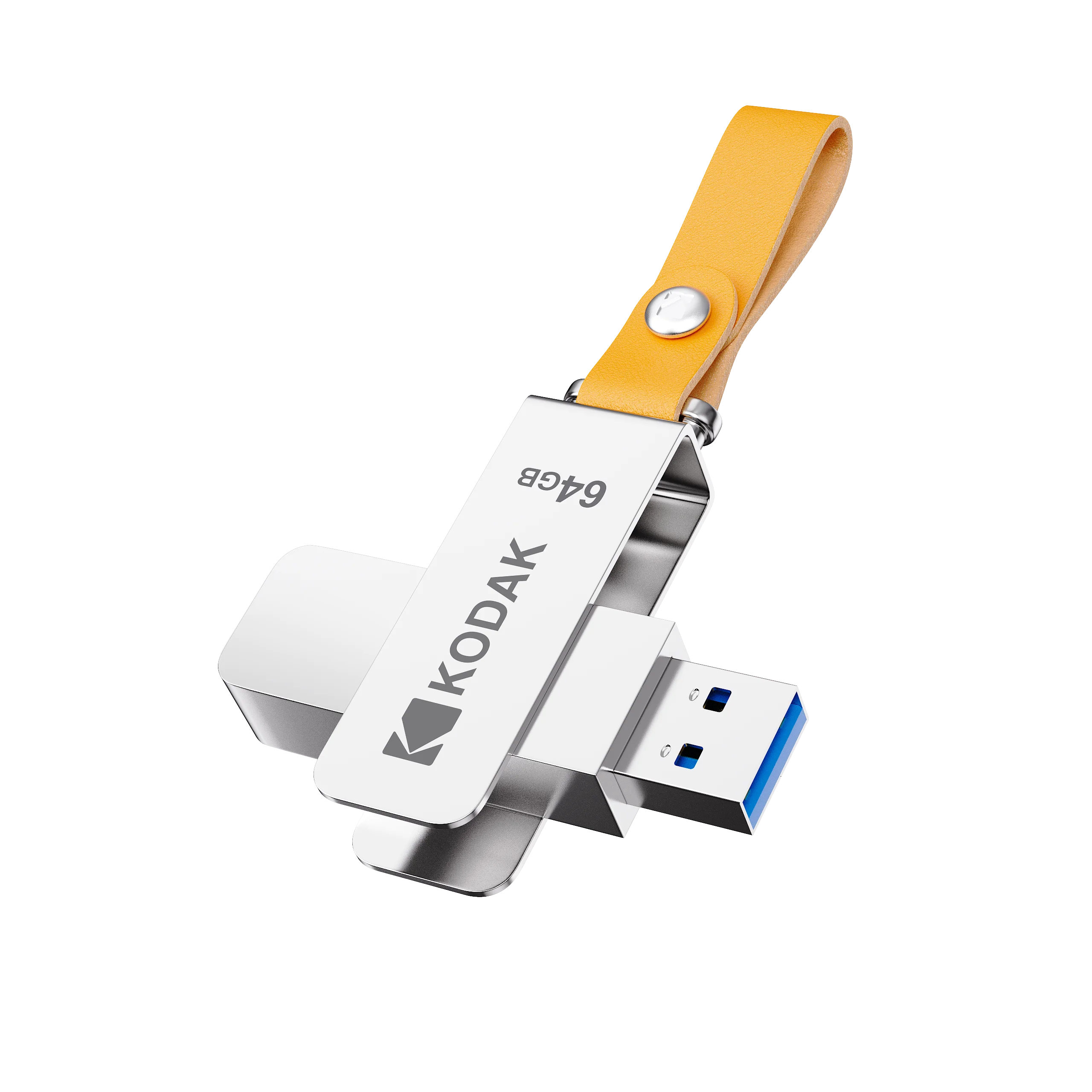 KODAK USB 3.1 Металлический USB-накопитель 64 ГБ 128 ГБ 256 ГБ Творческая личность Автомобильный музыкальный подарок Высокоскоростной USB-накопитель