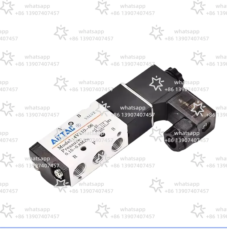 

Точечный электромагнитный клапан Yadeke 4V210-08, пневматический, 220 В, реверсивная катушка, 24 В