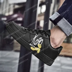 Korn Rock Band AF Basketball Mens Womens Sports Running High Quality Flats Force Sneakers Lace Up Mesh Customized Made Shoe