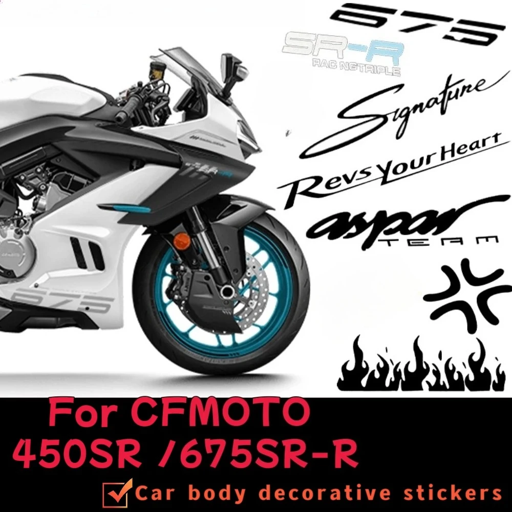 

For cfmoto 675SR Customized Decals,Personalized Stickers,Decorative Prints, Residue-free,Car Body Stripe Accessories.Printmaking
