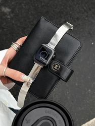 Glossy Stainless Steel Band For Apple Watch Ultra 10 9 8 7 6 SE 5 4 Slim Girl Metal Strap For iWatch 38mm 40mm 42mm 45 46mm 49mm