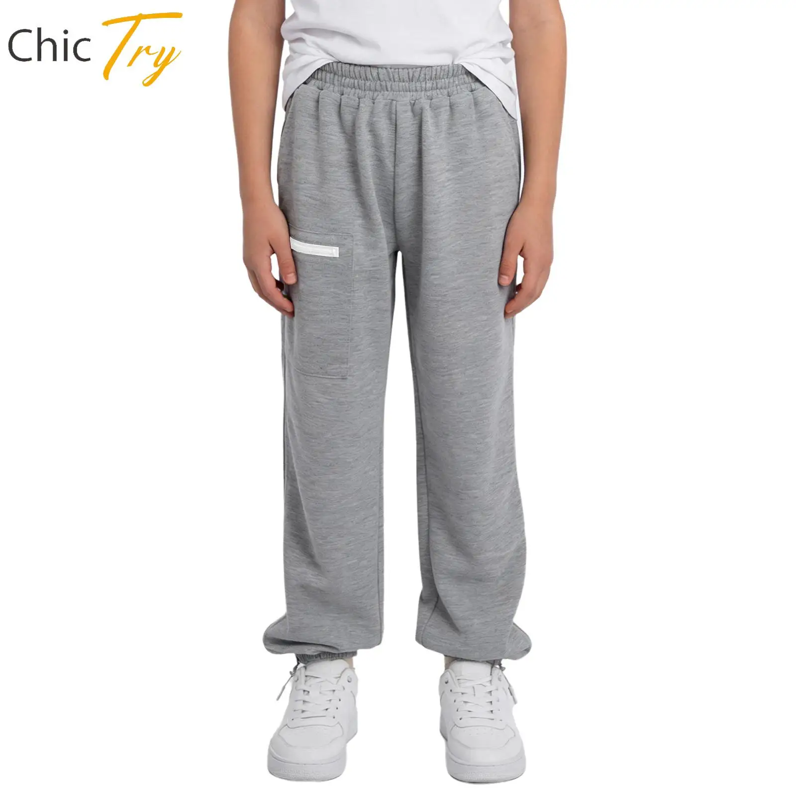 

Kids Boys Sports Stretchy Pants Special Needs Adaptive Clothing Tear Away Double Zippers Basketball Sweatpants Athletic Pants