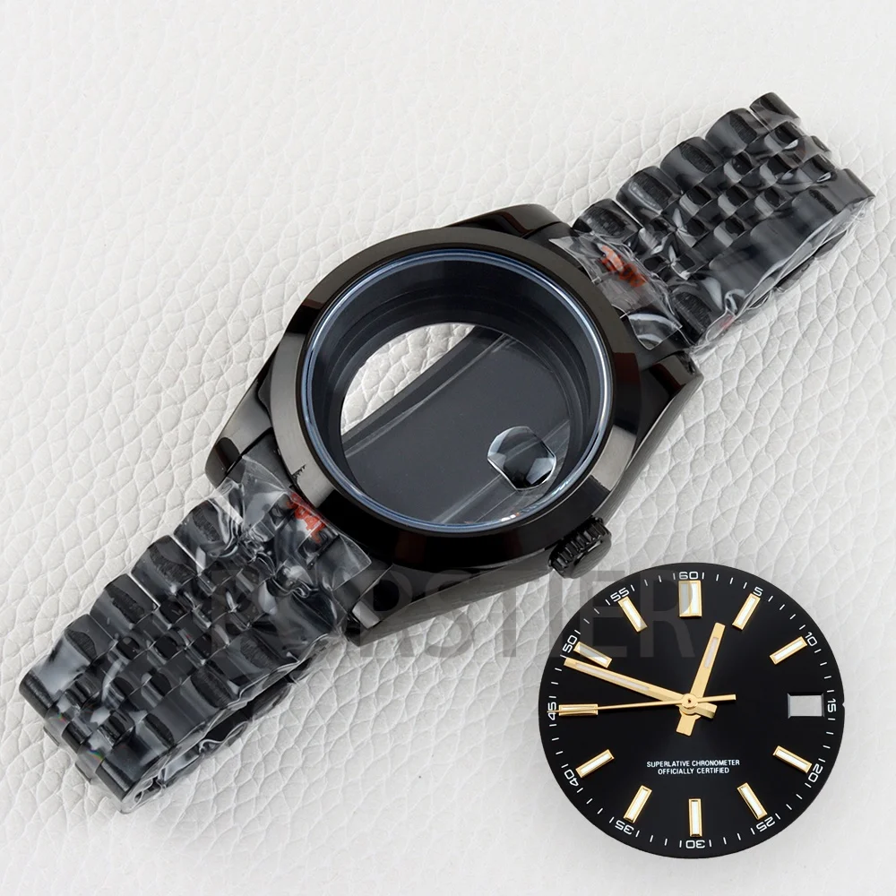 

28.5MM NH35 Blue Luminous Dial Hands For Seiko DATEJUST 36mm/39mm Watch Stainless Steel Sapphire Jubilee Fit NH35 NH36 Movement