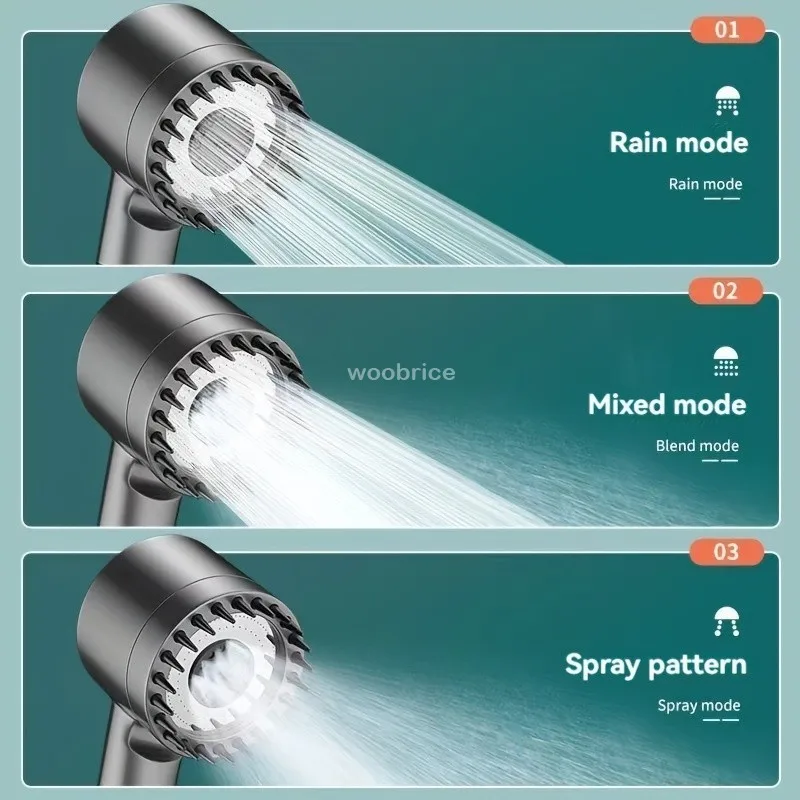 High Pressure Shower Head Filter Bathroom Items Filter Rain Shower Bathroom Accessories Replete for The Bath Increases Pressure