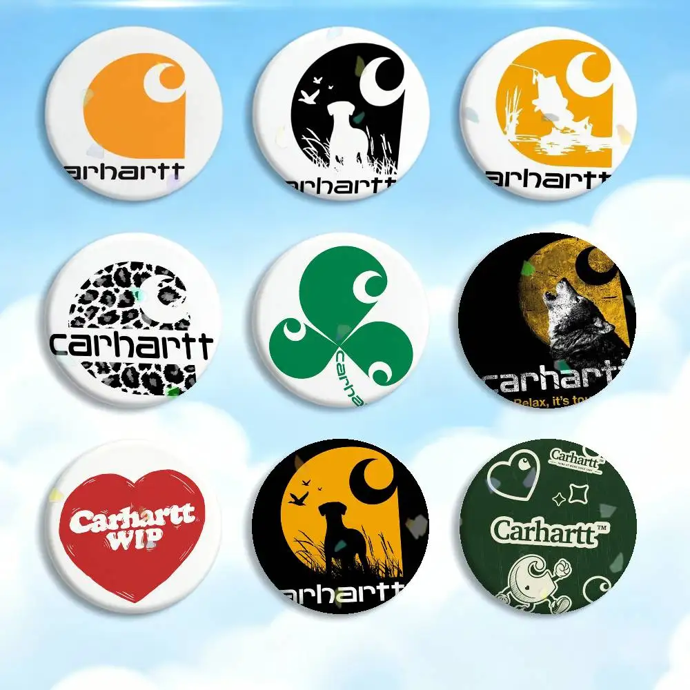 

COOL C-Carharttes LOGO Badges Creative Tinplate Button PinsBrooch Badge Clothes Backpack