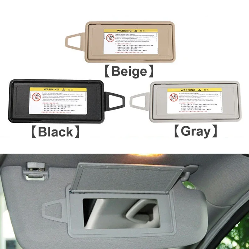 

For Mercedes Benz S Class W220 W221 S350 S400 S500 Car Sun Shade Visor Makeup Cosmetic Mirror Cover Replacement Accessories